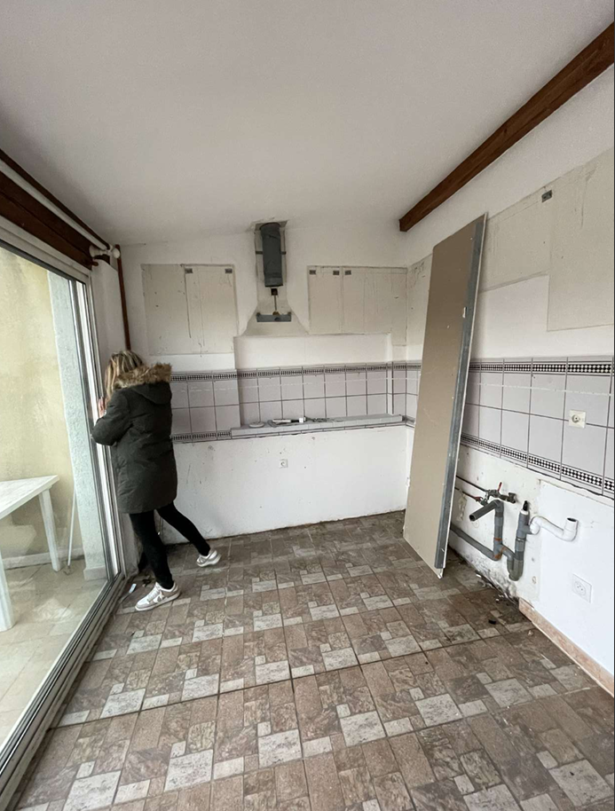 Cuisine avant rénovation