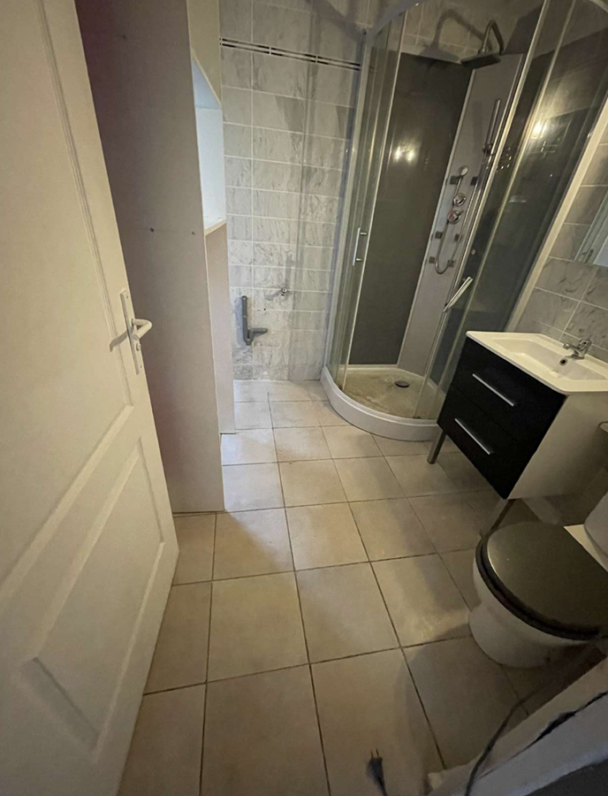 Salle de bain avant rénovation